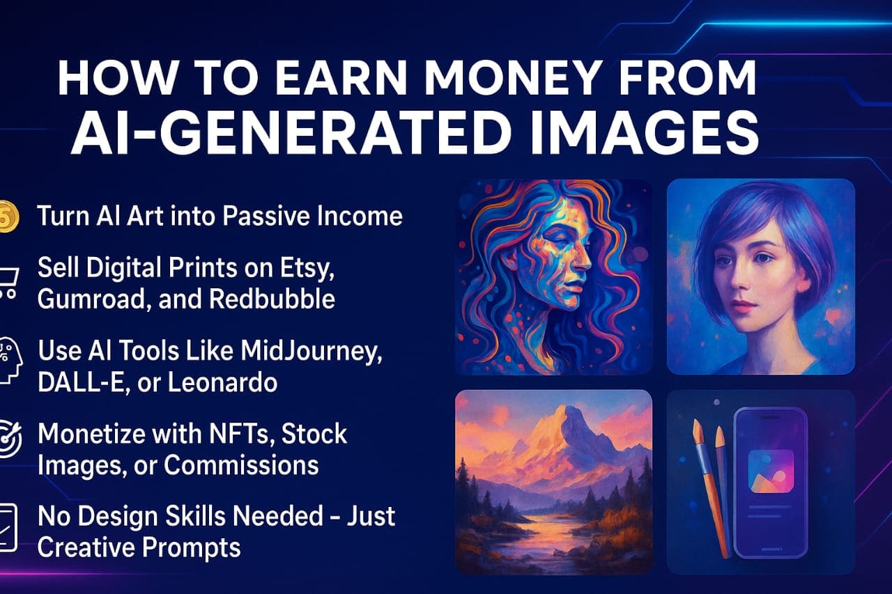 How to Earn Money from AI-Generated Images